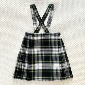 Saks Fifth Avenue Vintage Wool Skirt with Suspenders, Size 6X